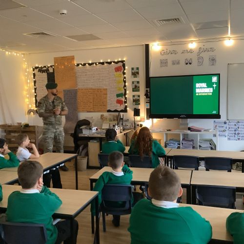 Royal Marine Visit