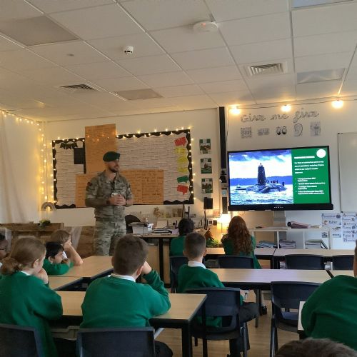 Y5 Royal Marine Visit